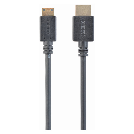 Kabel CABLEXPERT CC-HDMI4C-6 HDMI-HDMI mini 1,8m, 1.4, M/M stíněný, zlacené kontakty, černý GEMBIRD