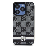 Pouzdro Elegantní Dkny Leather obal kryt case pro iPhone 15 Pro Max