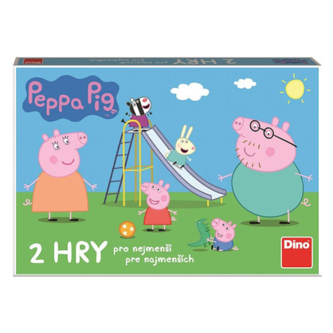 PEPPA PIG POJĎ SI HRÁT A SKLUZAVKY Dětská hra Dino