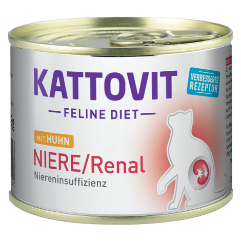 Kattovit Niere/Renal 185 g - 24 x 185 g kuřecí