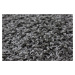 Vopi koberce Metrážový koberec Color Shaggy šedý - neúčtujeme odřezky z role! - S obšitím cm
