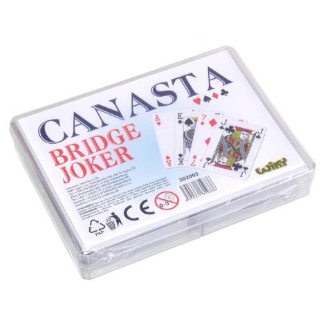 Karty Canasta - plast. krabička Hydrodata