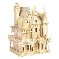 Woodcraft construction kit Woodcraft Dřevěné 3D puzzle vila