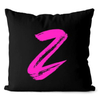 Impar písmeno Z, barva iniciály růžová