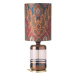 EBB & FLOW EBB & FLOW Pillar stolní lampa, Brocade blue/red