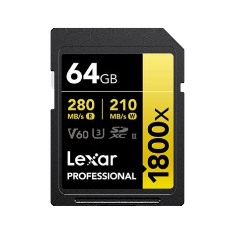 Lexar SDXC Pro 1800x 64GB