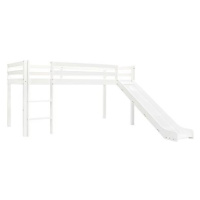 SHUMEE rám dětské patrové postele skluzavka a žebřík 97 × 208 cm, borovice, 282713