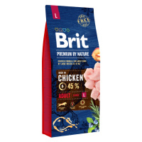 Brit Premium by Nature Adult L - Úsporné balení: 2 x 15 kg