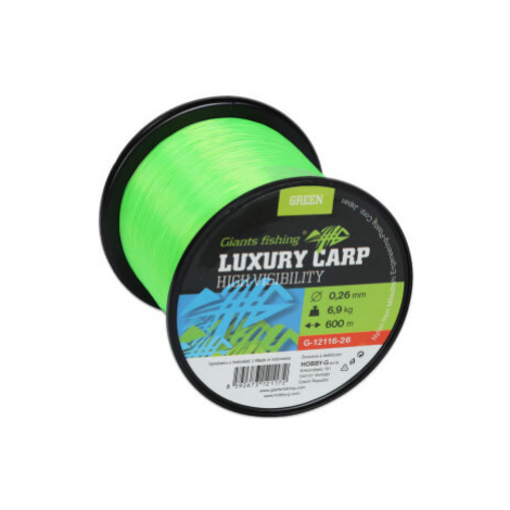 GIANTS FISHING Luxury Carp High-Visibility Green průměr 0,35mm, nosnost 10,5kg