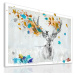 Obraz na plátně DEER DREAMS COLOR N různé rozměry Ludesign ludesign obrazy: 120x80 cm