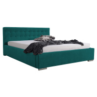 Eka Čalouněná postel Anastasia - Fresh 140x200 cm Barva látky - Fresh: Azurová (30), Úložný pros