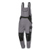 PARKSIDE PERFORMANCE® Pánské pracovní kalhoty s laclem (adult#male, 54, šedá/černá)