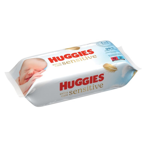 HUGGIES® Ubrousky vlhčené Extra Care Single 56 ks