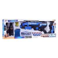 Puška Space K-8 Gun na pěnové náboje - modrá