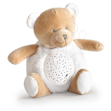 Plyšový medvídek se světlem a zvukem Bear Nightlight Doudou et Compagnie hnědý 20 cm od 0 měsíců