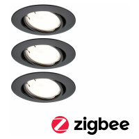 PAULMANN LED vestavné svítidlo Smart Home Zigbee Base Coin základní sada výklopné kruhové 90mm 2