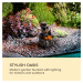 Blumfeldt Rocky Waters, zahradní fontána, 2,5 W, LED osvětlení, polyresin, antracitová