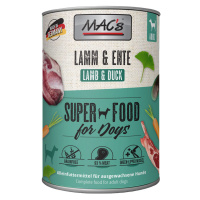 Výhodné balení MAC's Adult Superfood 12 x 400 g - Jehněčí a kachní