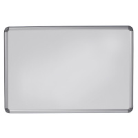 eurokraft pro Elegantní nástěnná tabule, ocelový plech, lakováno, š x v 1200 x 900 mm, bílá