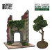 Dekorace Green Stuff World: Ivy Foliage - Dark Green Birch - Small