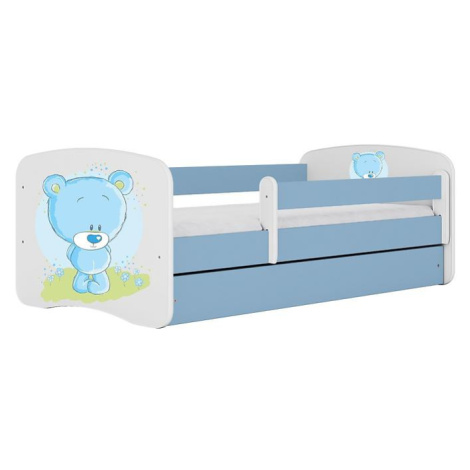 Dětská postel Babydreams+SZ modrá 80x180 Modrý medvídek BAUMAX