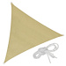 tectake 401808 stínící plachta proti slunci trojúhelník, béžová