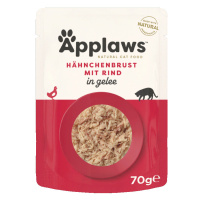 Applaws Pouch v želé 32 x 70 g - kuřecí s hovězím