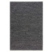 Tmavě šedý vlněný koberec Flair Rugs Minerals, 80 x 150 cm