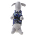 Vsepropejska Míša maskáčová zimní bunda pro psa Barva: Modrá, Délka zad (cm): 26, Obvod hrudníku