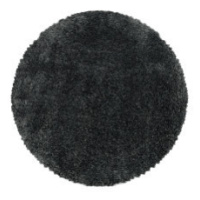 Ayyildiz koberce Kusový koberec Fluffy Shaggy 3500 grey kruh - 80x80 (průměr) kruh cm