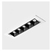 KOHL LIGHTING KOHL-Lighting NSES TILT zapuštěné svítidlo s rámečkem 167x58 mm bílá-černá 10 W CR
