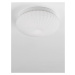 NOVA LUCE stropní svítidlo CLAM bílé sklo bílý kov E27 2x12W 230V IP44 bez žárovky 9738256
