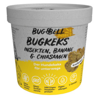 BugBell BugKeks Adult s hmyzem, banánem a chia semínky - Výhodné balení: 4 x 150 g