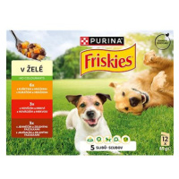 Friskies Adult lahodný výběr v želé 12 × 85 g 2 ks