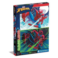 Clementoni Spiderman Puzzle 104 ks zářící