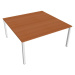 Psací stůl Hobis Uni USD 1600 - třešeň/bílá 160 x 160 x 75 cm