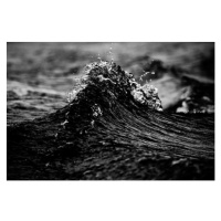 Fotografie splashing wave, stock_colors, 40 × 26.7 cm