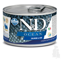 N&D DOG OCEAN Adult Salmon & Codfish Mini 140g + Množstevní sleva 1+1 zdarma