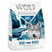 Wolf of Wilderness granule, 4 x 1 kg - 3 + 1 kg zdarma - Adult "Soft - Blue River" - losos