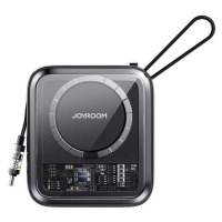 Joyroom Magnetická powerbanka Joyroom JR-L006 Icy 10000mAh, USB C (černá)