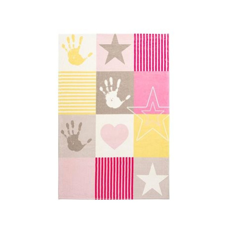 Obsession Dětský kusový koberec Stars 411 pink