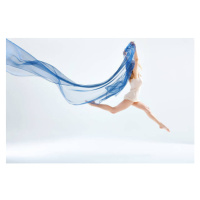 Fotografie Blue Cloth and Motion, Plan Shoot / Imazins, 40 × 26.7 cm