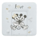 CEBA Podložka přebalovací měkká na komodu (75x72) Disney Minnie & Mickey Grey