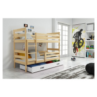 BMS Dětská patrová postel ERYK | borovice Barva: Borovice / bílá, Rozměr: 190 x 80 cm
