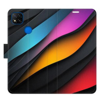 iSaprio Flip pouzdro Color Waves pro Xiaomi Redmi 9C