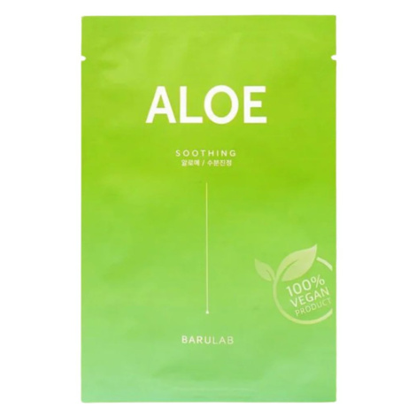 BARULAB Aloe Sheet Mask - uklidňující maska ​​s aloe vera, 23 g