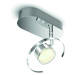 LED Bodové svítidlo Philips Glissette 50441/11/P0 lesklý chrom 1x4,5W