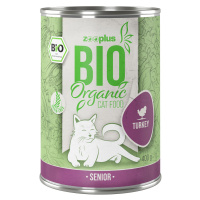 Výhodné balení zooplus Bio Senior 12 x 400 g - bio krůtí