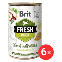 Brit Fresh Duck with Millet 6 × 400 g