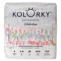 KOLORKY DAY Moments jednorázové EKO plenky S (3-6 kg) 29 kusů